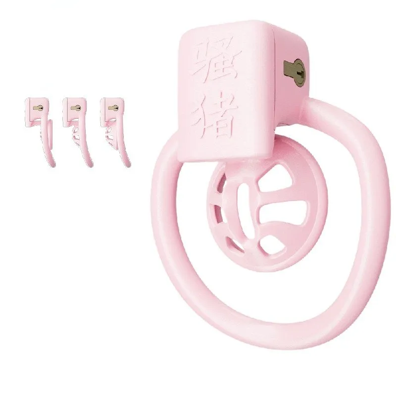 Pink Inverted Cage Chastity Q407369