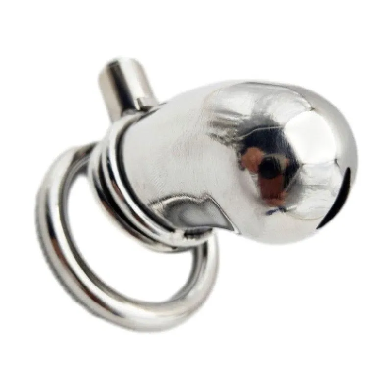 Male Double Ring Chastity Cage Q406003