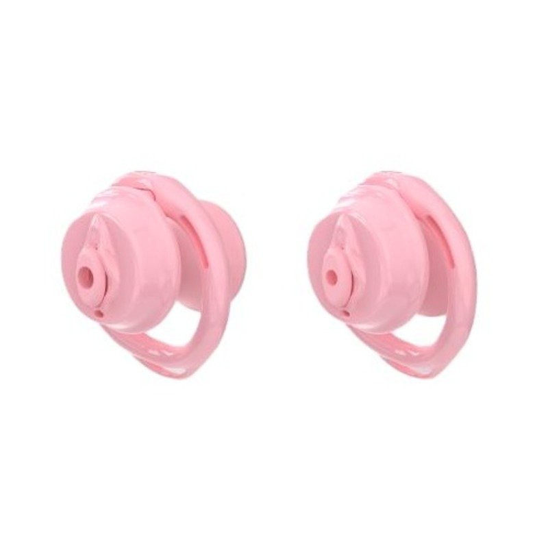 Vagina-Shaped Flat Chastity Cage Q609099