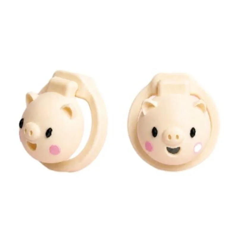 Cute Little Pig Chastity Cage Q609101
