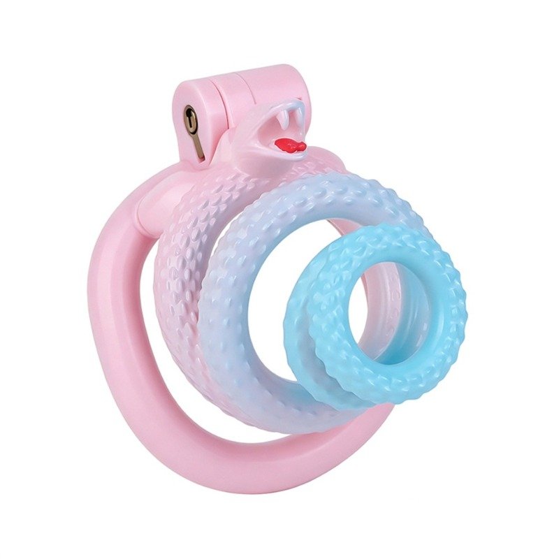 Desire Snake-Scale Chastity Cage Q609026