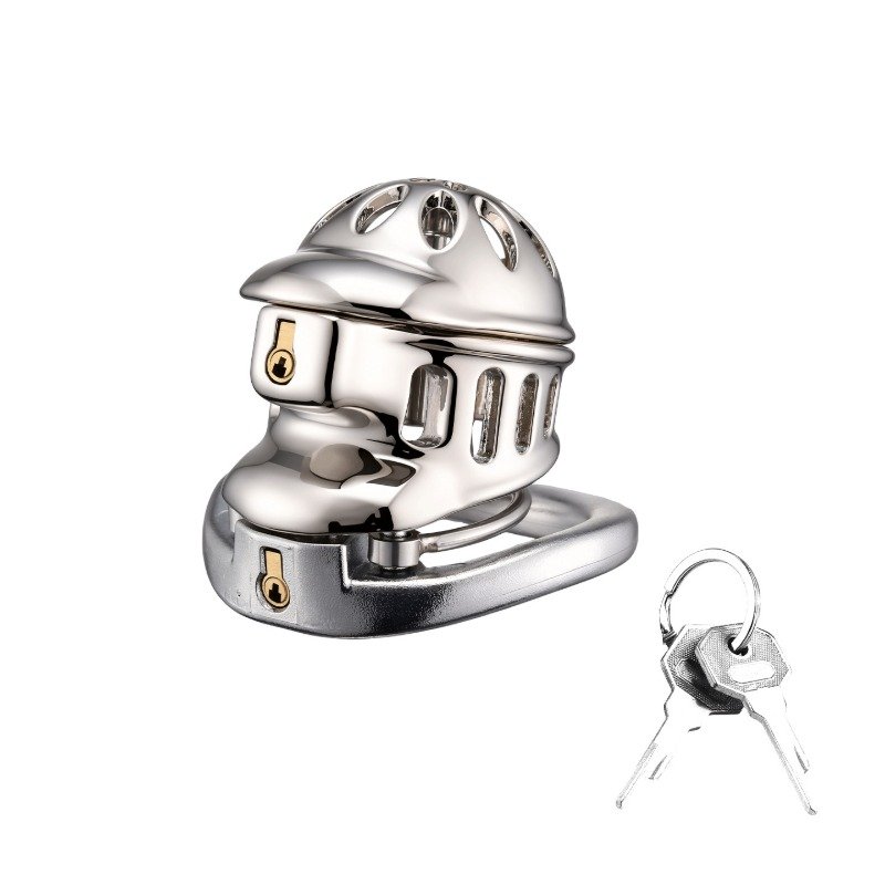 Removable Double-Cage Chastity Cage Q609001